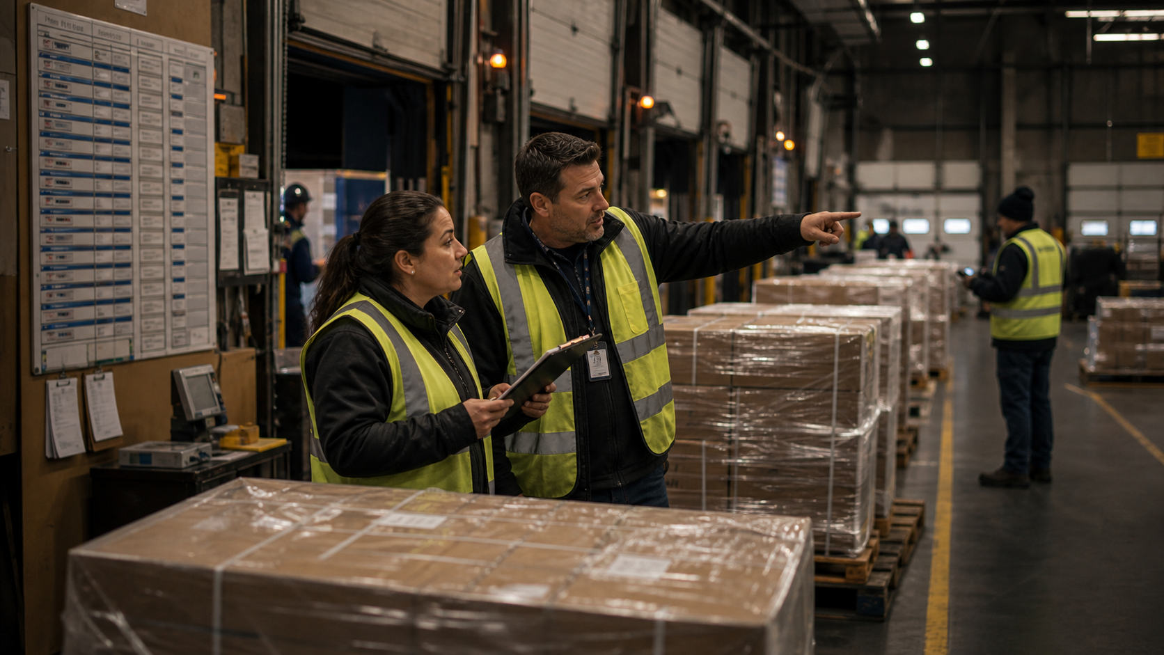 Warehousing & Distribution operating leaders reviewing priorities